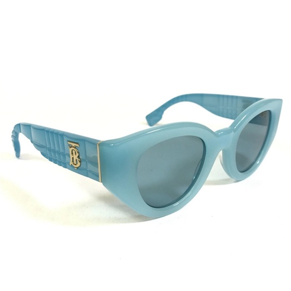 Burberry Blue Cat-Eye Sunglasses - Picture 1 of 7